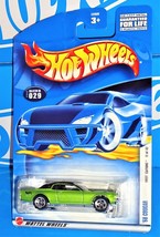 Hot Wheels 2002 First Editions 17/42 #29 &#39;68 Cougar Green w/ Gloss Black Roof - £2.96 GBP