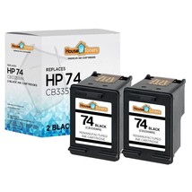 2Pk For Hp 74 Cb335Wn Black Ink Photosmart C4200 C4280 C4300 C4380 C4400 C4450 - £19.01 GBP