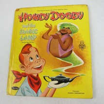 Vintage 1954 Howdy Doody and the Magic Lamp Book Whitman Tell-A-Tale Hardcover - £13.31 GBP