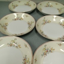 Meito China Set of 6 Soup Cereal Bowls Hand Painted Made in Japan  Vintage - £18.74 GBP
