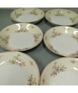 Meito China Set of 6 Soup Cereal Bowls Hand Painted Made in Japan  Vintage - £19.11 GBP