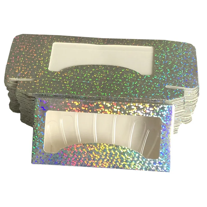 Press On False Art Nail Cases Custom Logo Lash Boxes Wholesale  Clear Na... - £28.76 GBP