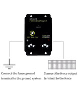 2 Mile Electric Fence Energizer for Preventing Wild Animals 8 Acres 120 ... - $54.28 CAD