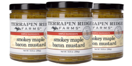 Terrapin Ridge Farms Smokey Maple Bacon Mustard, 3-Pack 10.8 Ounce Jars - $32.62