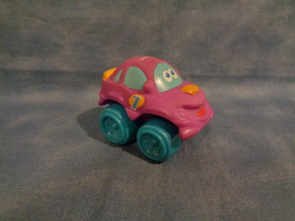 Tonka Hasbro 2006 Chuck & Friends Soft Car Purple Hard Plastic Aqua Blue Wheels - $1.49