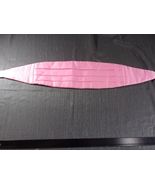 NWOT PROM WEDDING FORMAL Tuxedo Men's Solid PINK Cumberbund One Size Adj... - $47.51