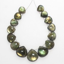 Perles lisses en labradorite naturelle AAA 131,60 ct pierre précieuse lâche... - £11.59 GBP