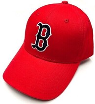 Boston Red Sox MLB Fan Favorite MVP Basic Red Hat Cap Adult Men&#39;s Adjust... - £15.72 GBP