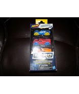 Nerf Nitro Foam Cars 3 Pack Blue Red Orange NEW - $322.29 MXN