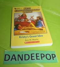 The Baby-Sitters Club Ser.: Kristy&#39;s Great Idea by Ann M. Martin (2010, UK- A Fo - £6.21 GBP