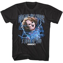 Childs Play Give Me The Power Chucky Men&#39;s T Shirt - $28.50+