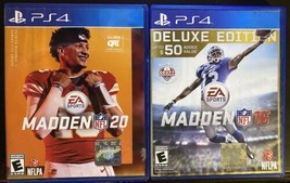 PS4 Playstation 4 Madden 20 And Madden 16 Football Sports Games - $5.89