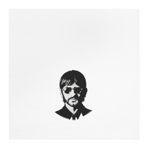 Ringo Starr Tea Towel - Personalized Kitchen Decor - Black and White Bea... - £19.35 GBP