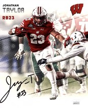 Jonathan Taylor Signed Autograph 8x10 Wisconsin Badgers Photo Jsa Certified - £63.38 GBP