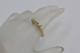 Arlene Altman 13K Gold Square Design Geometric Band Ring Size 6.5 Vintage - $1,026.35