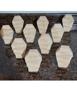 10  or 20 wooden coffin cutouts, unfinished wooden casket shapes, wood c... - $24.20+
