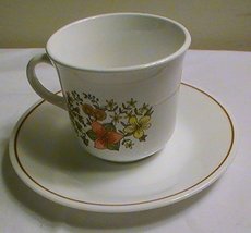 Corning Corelle Indian Summer Cup & Saucer - Set of 4 - £42.66 GBP
