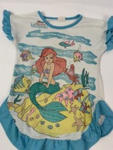 Vintage Disney Shirt Little Mermaid Girls M 10-12 Pajama Top USA 80s 90s - £23.33 GBP