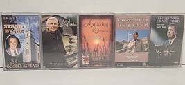 Gospel Greats Cassette Lot Of 5 Ernie Ford Andy Griffith Ernest Tubbs - £8.72 GBP