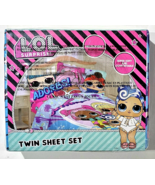 L.O.L. Surprise Twin Sheet Set Microfiber Super Soft Comfortable Fitted ... - $57.43 CAD