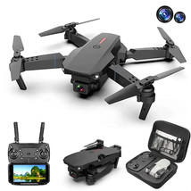 4K Drone with HD Wide Angle Dual Camera Drones WiFi FPV Foldable RC Quad... - £19.94 GBP