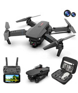 4K Drone with HD Wide Angle Dual Camera Drones WiFi FPV Foldable RC Quad... - £19.57 GBP