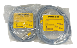 2 TURCK VBRS 4.4-2PKG 3M-3/3 / U0971-77 SPLITTER CORDSETS 3M NSMP - $120.00