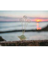 Vtg Sea Turtle Brass Tone Metal Peacock Tree Stand 3 Photo Greeting Card... - $755.48 MXN