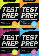 Test Prep Math &amp; Language Arts Workbook Aligned with Common Core Standar... - £13.37 GBP