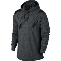 Jorden Mens Aj 8 Hooded Long Sleeve Hoodie,Grey Black,X-Large - £96.31 GBP