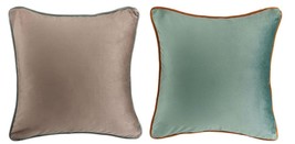 2 Pack Throw Pillow Covers 18x18 Velvet Decorative Pillowcases 18x18 inch - £12.60 GBP