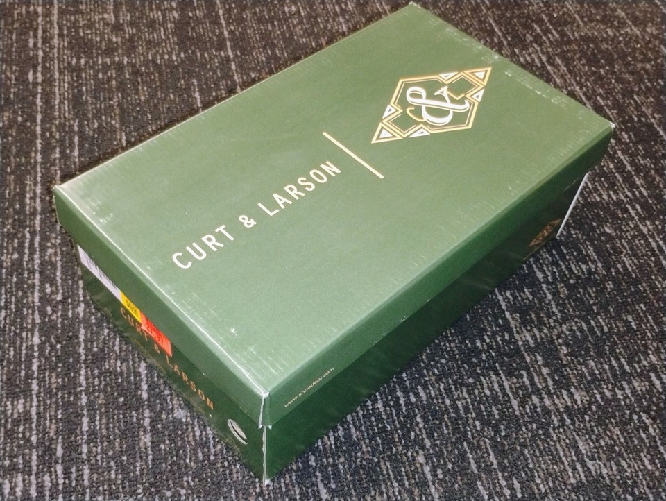Curt And Larson Mens # 11 Jaywick 77178 Brown Leather Derby Dress Shoes New /Box Item image 11