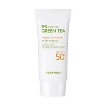 [TONYMOLY] The Chok Chok Green Tea Watery Sun Cream SPF50+ PA+++ - 50ml - £14.76 GBP