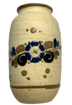 Gardiel Tonala Salt Wash Mexican Pottery Vase Botanical Floral Vintage - £8.00 GBP