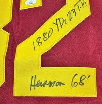 OJ Simpson Signed Inscribed &quot;Heisman&quot; USC Trojans Jersey JSA COA O.J. Autograph - £395.04 GBP