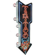 Tattoo Double-Sided Marquee Sign With Neon Print LED Retro Bulbs Vintage... - €59,97 EUR Tattoo Double-Sided Marquee Sign With Neon Print LED Retro Bulbs Vintage... - €59,97 EUR