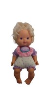 Vtg. 1993 Kenner 13&quot; Baby Check-Up Doll GUC Outfit Purple Hearts &amp; Eyes - £7.44 GBP