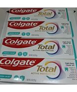 4 x Colgate Total Active Prevention Fresh Mint  Toothpaste 3.3 fl oz - $19.75