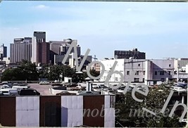 1974 Atlanta Skyline Construction Parking Rooftop Kodachrome 35mm Slide - £2.72 GBP