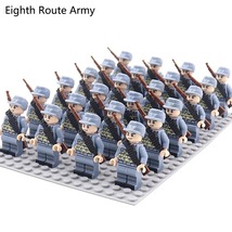24pcs/Lot Military Soldiers Building Blocks Set Action Figures Bricks Toys #D267 - £19.10 GBP