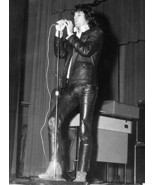 Jim Morrison Leather Pants Black Colour Mono ectric, Men Wasit Belted Pants - £138.80 GBP