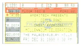 J. Geils Band Concert Ticket Stub December 31 1999 Detroit Michigan - $24.74