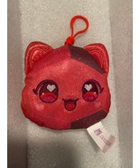 Aphmau 4&quot; X 4.25&quot; Red Kitty Plush Bag Clip *Pre-Owned/No Tag* f2 - €10,30 EUR