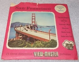Sawyer's View Master Three Reel Set San Francisco no 198 A B C Copy Right 1954 - £7.82 GBP