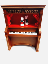 Vintage Dancing Mice Playing Piano Keys East West Holiday Christmas Music Mouse - £78.01 GBP
