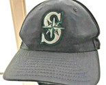 New Era Genuine Merchandise Seattle Mariners Cotton Hat Cap Blue SnapBack - $6.88
