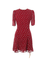 NWT Reformation Bard in Nigella Red Tie Back Neck Mini Dress 10 $218 - $160.00