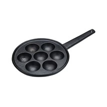 Kitchen Craft Cast Iron Seven Hole Aebleskiver Danish Pancake Pan  - $45.00