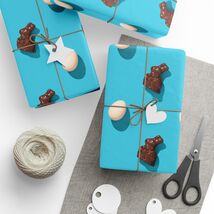Chocolate Bunny Eggs Rabbit Premium Eco Friendly Decorative Gift Wrappin... - $19.80+