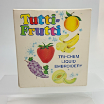 Tri-Chem Liquid Embroidery 6 Colors Tubes Paint, Tutti Frutti 0833 Set. - $51.09 CAD